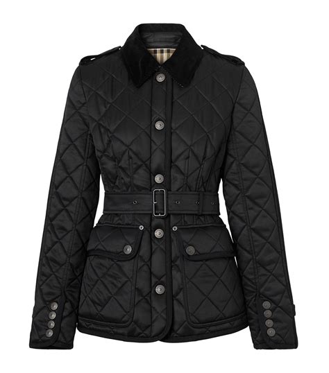 burberry jacket women black|Burberry lightweight jacket women.